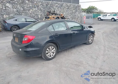 2012 Honda Civic Lx из США, поврежденный, VIN 19XFB2F55CE369838